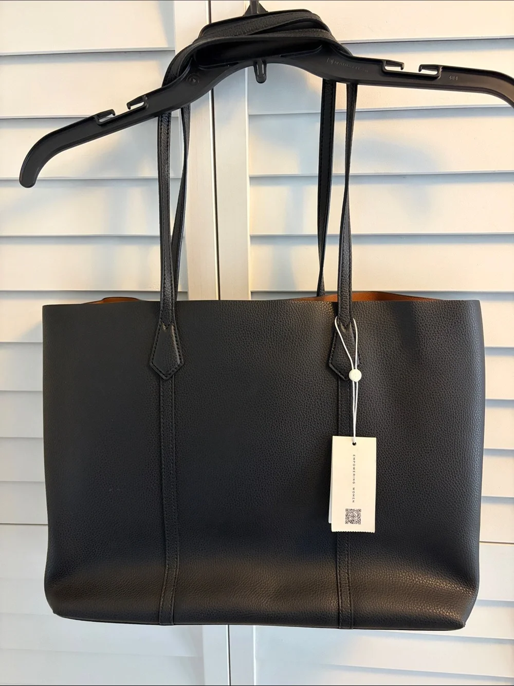 Price Drop! Tory Burch Black Perry Triple Compartment Tote NWT